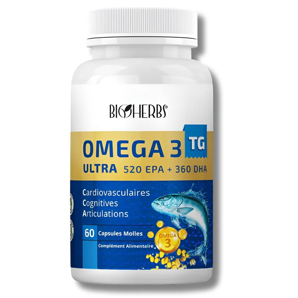 BIOHERBS - OMEGA3 ULTRA TG 60 GELULES