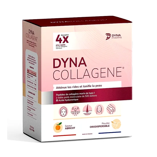 DYNA - COLLAGENE  SAVEUR ABRICOT 30 STICKS