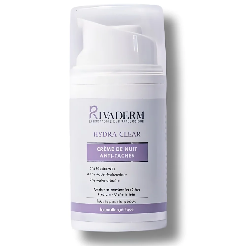 RIVADERM HYDRA CLEAR - CREME DE NUIT ANTI TACHES 50GR