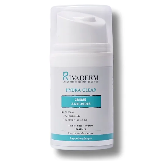 RIVADERM HYDRA CLEAR - CREME HYDATANTE ANTI RIDES 50GR