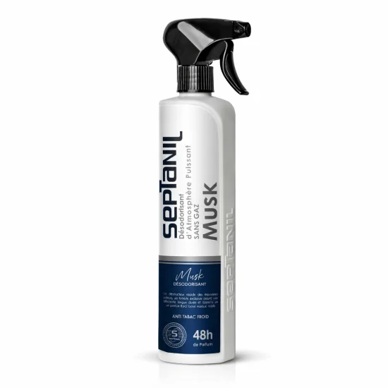 SEPTANIL - DESODORISANT D'ATMOSPHERE PUISSANT MUSK 500ML