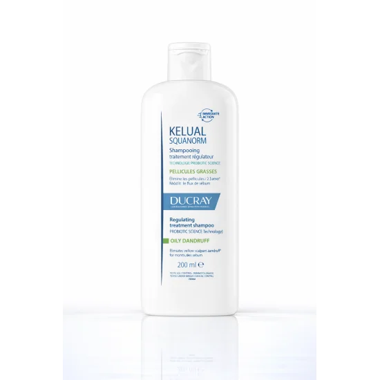 DUCRAY SQUANORM - SHAMPOOING PELLICULES GRASSES 200ML