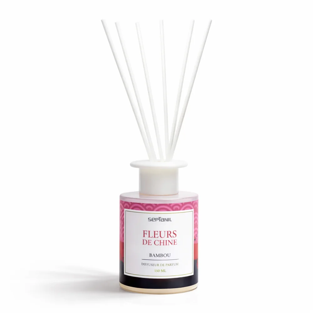 SEPTANIL - DIFFUSEUR DE SENTEUR EN BAMBOU FLEUR DE CHINE 150ML