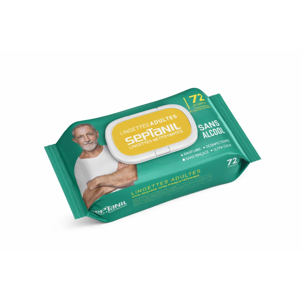 SEPTANIL - LINGETTES ADULTES 72 PIECES