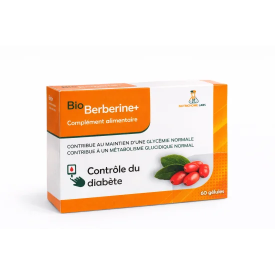 BIO BERBERINE+ CONTROLE DU DIABETE 60 GELULES