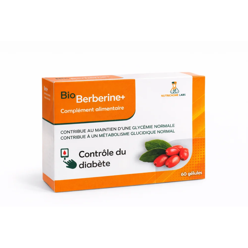 BIO BERBERINE+ CONTROLE DU DIABETE 60 GELULES