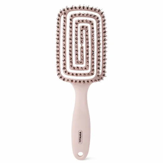 TITANIA - BROSSE PADDLE FLEX ROSE POUDRE REF 2858