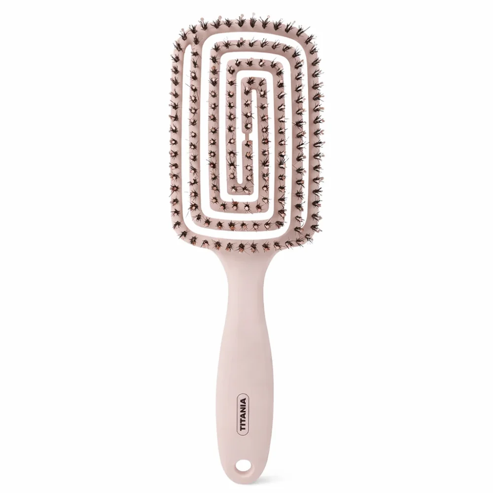 TITANIA - BROSSE PADDLE FLEX ROSE POUDRE REF 2858