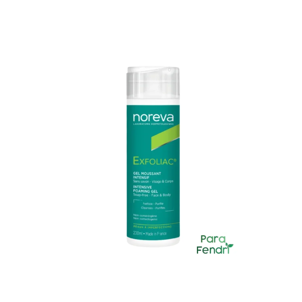 NOREVA - EXFOLIAC GEL MOUSSANT INTENSIF 200 ML pour Beauté