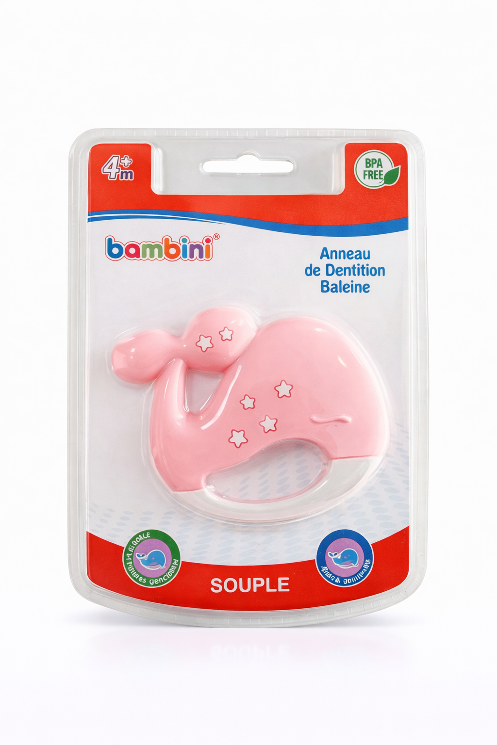 BAMBINI - ANNEAU DE DENTITION BALEINE REF 484