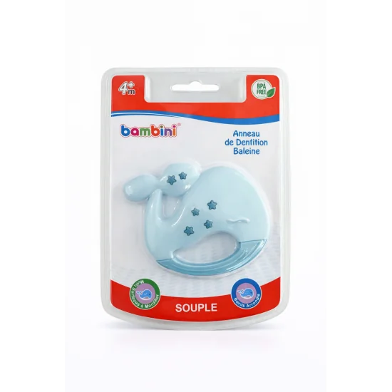 BAMBINI - ANNEAU DE DENTITION BALEINE REF 484