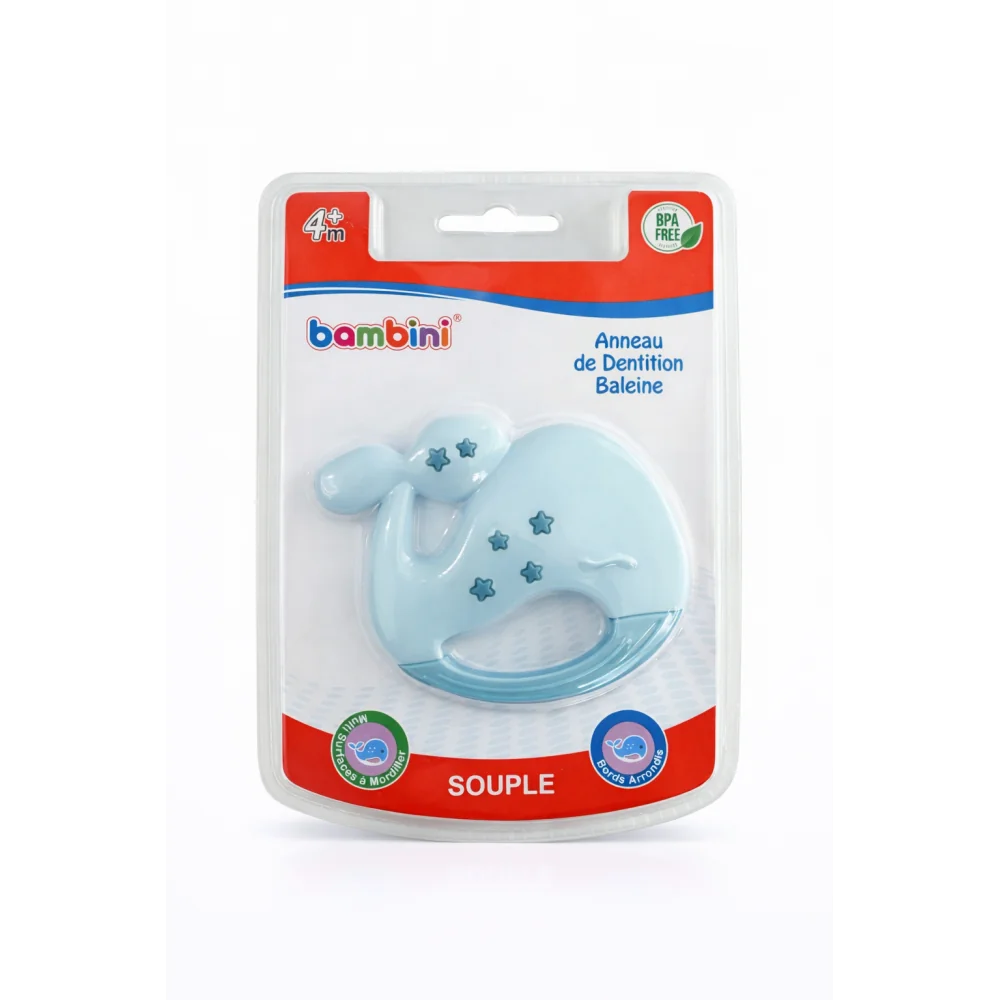 BAMBINI - ANNEAU DE DENTITION BALEINE REF 484