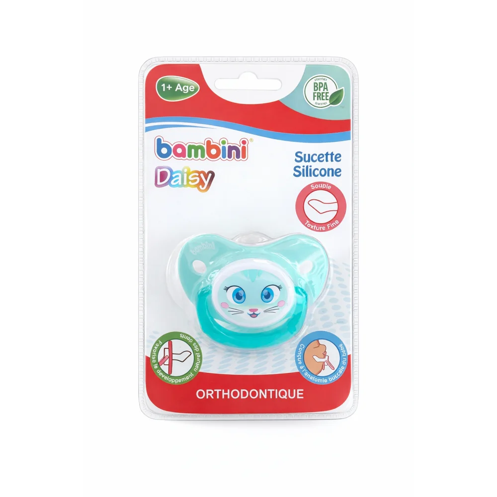 BAMBINI DAISY - SUCETTE SILICONE 0-6MOIS REF 432