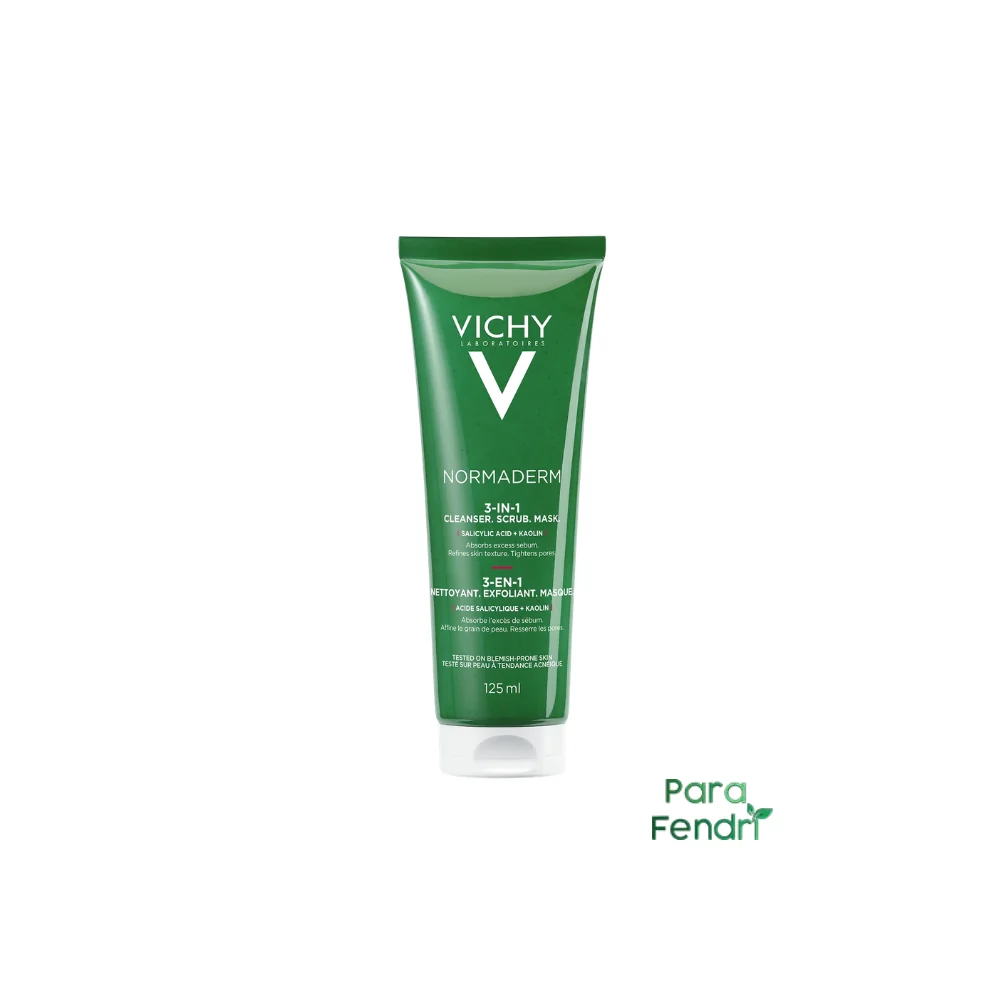 VICHY NORMADERM TRI-ACTIV 3 EN 1, 125ML pour Beauté