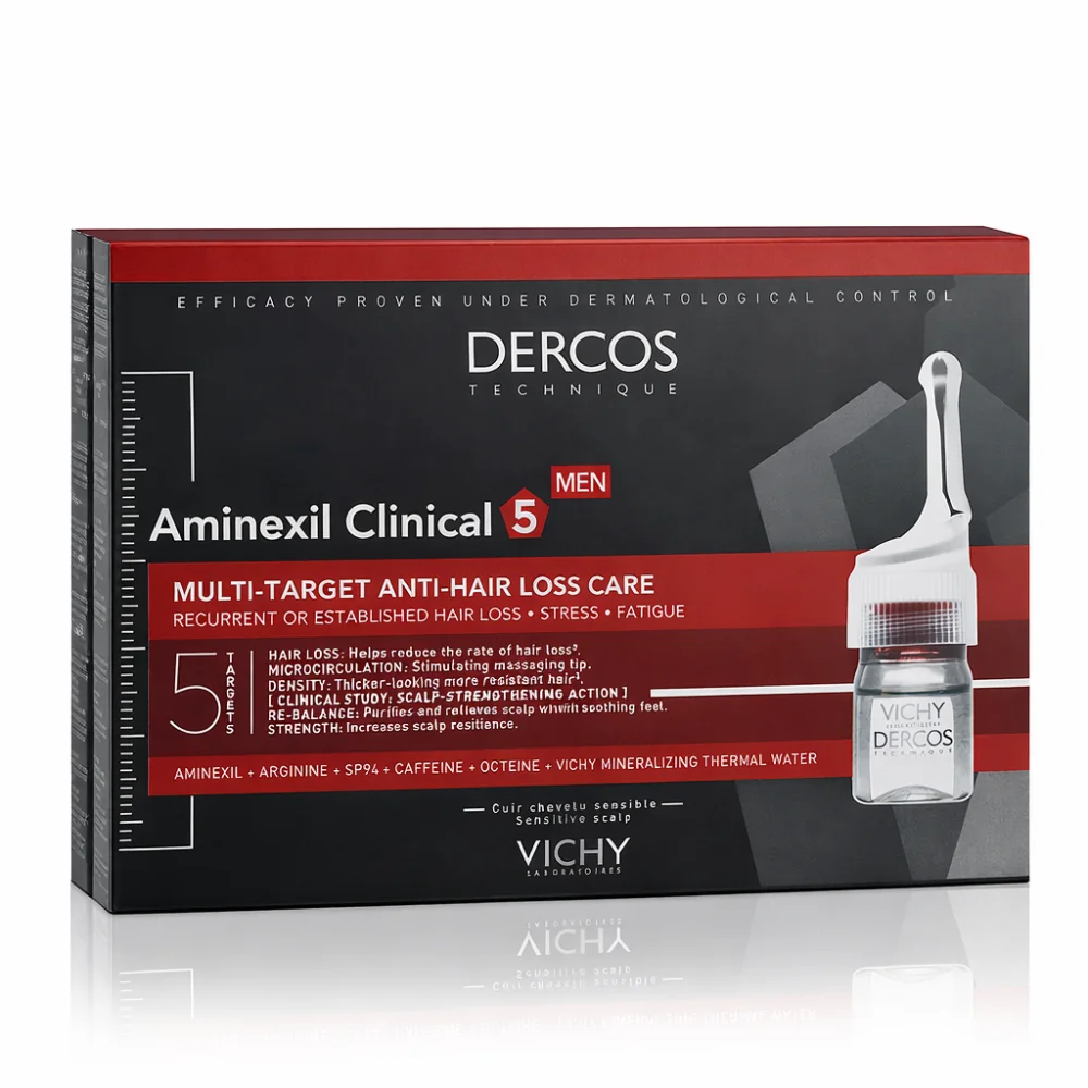 VICHY DERCOS - AMINEXIL CLINICAL 5 HOMME 21 AMPOULES