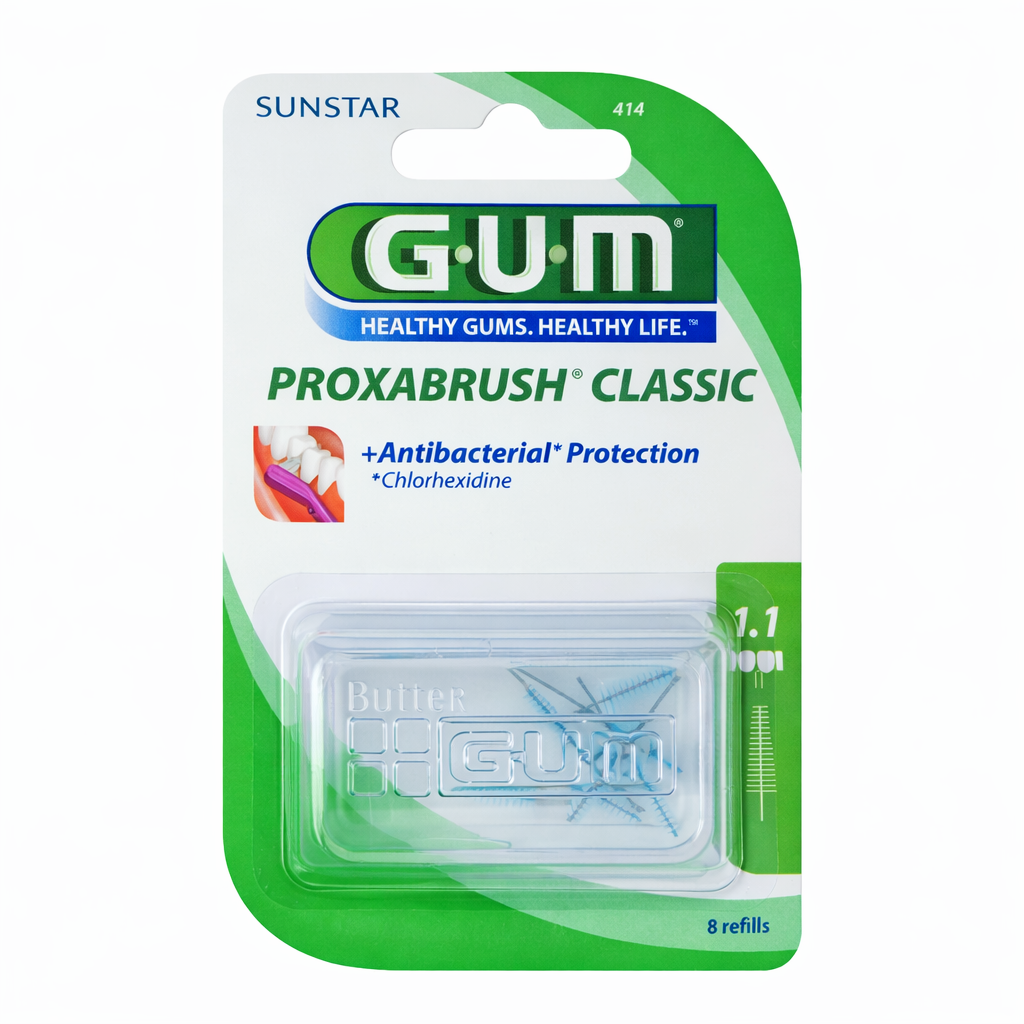 GUM - PROXABRUSH CLASSIC BROSSETTES RECHARGE 1.1MM 414
