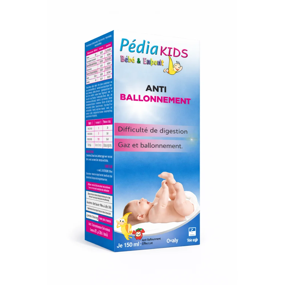PEDIAKIDS - SIROP ANTI BALLONNEMENT 150ML