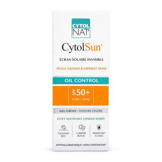 CYTOLNAT CYTOLSUN OIL CONTROL - ECRAN SOLAIRE INVISIBLE SPF50+ 50ML