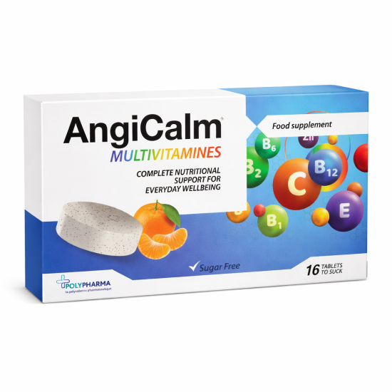 POLYPHARMA - ANGICALM MULTIVITAMINES 16 COMPRIMES