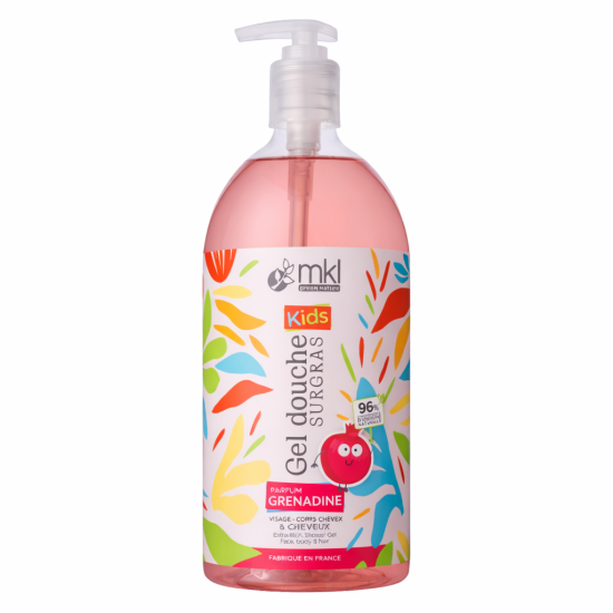 MKL - GEL DOUCHE BIO KIDS GRENADINE 1L