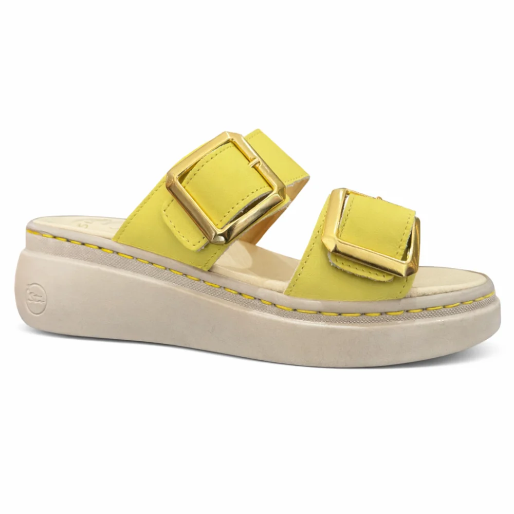 STILIGHT - CLAQUETTES ORTHOPEDIQUES FEMME JAUNE