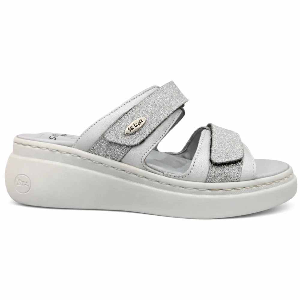 STILIGHT - CLAQUETTES ORTHOPEDIQUES FEMME GRIS