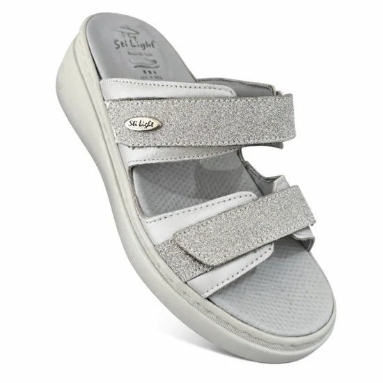 STILIGHT - CLAQUETTES ORTHOPEDIQUES FEMME GRIS