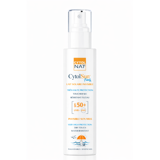 CYTOLNAT CYTOL SUN FAMILY LAIT SOLAIRE INVISIBLE 200ML pour Beauté