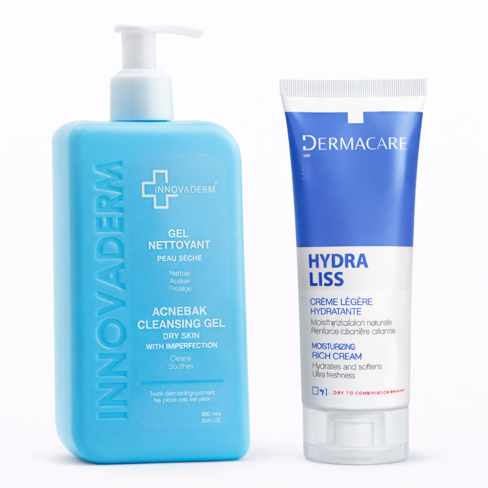 PACK - INNOVADERM GEL PEAU SECHE + HYDRALISS CREME RICHE
