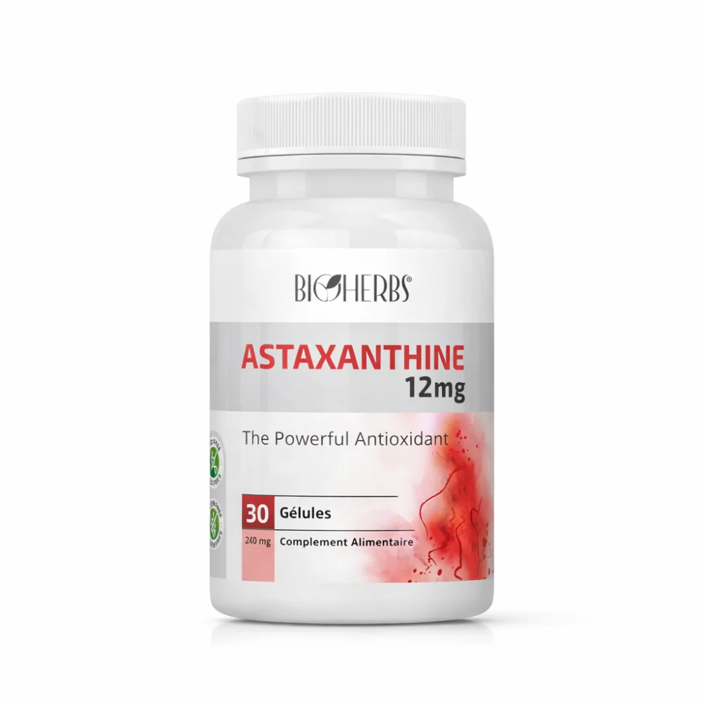BIOHERBS - ASTAXANTHINE 12MG 30 GELULES