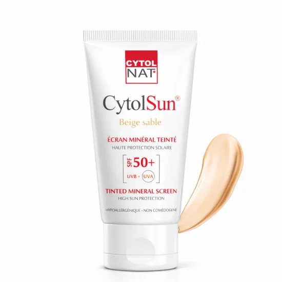 CYTOLNAT CYTOLSUN ECRAN beige sable SPF50+ 50ML pour Beauté