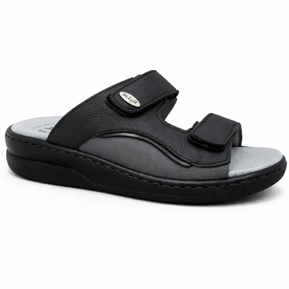 STILIGHT - CLAQUETTES ORTHOPEDIQUES NOIR HOMME