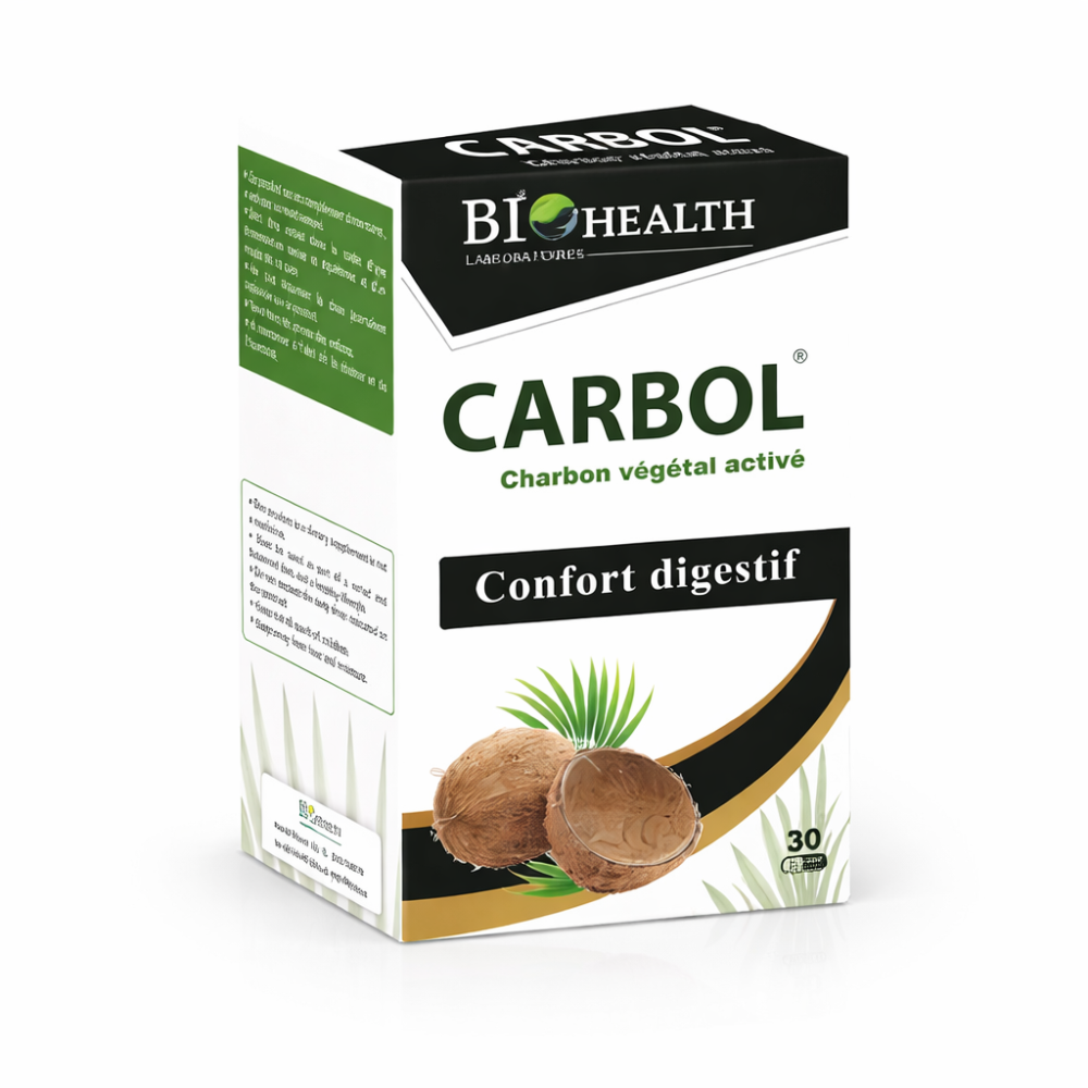 CARBOL CHARBON VEGETAL CONFORT DIGESTIF 30 GELULES pour Compléments...