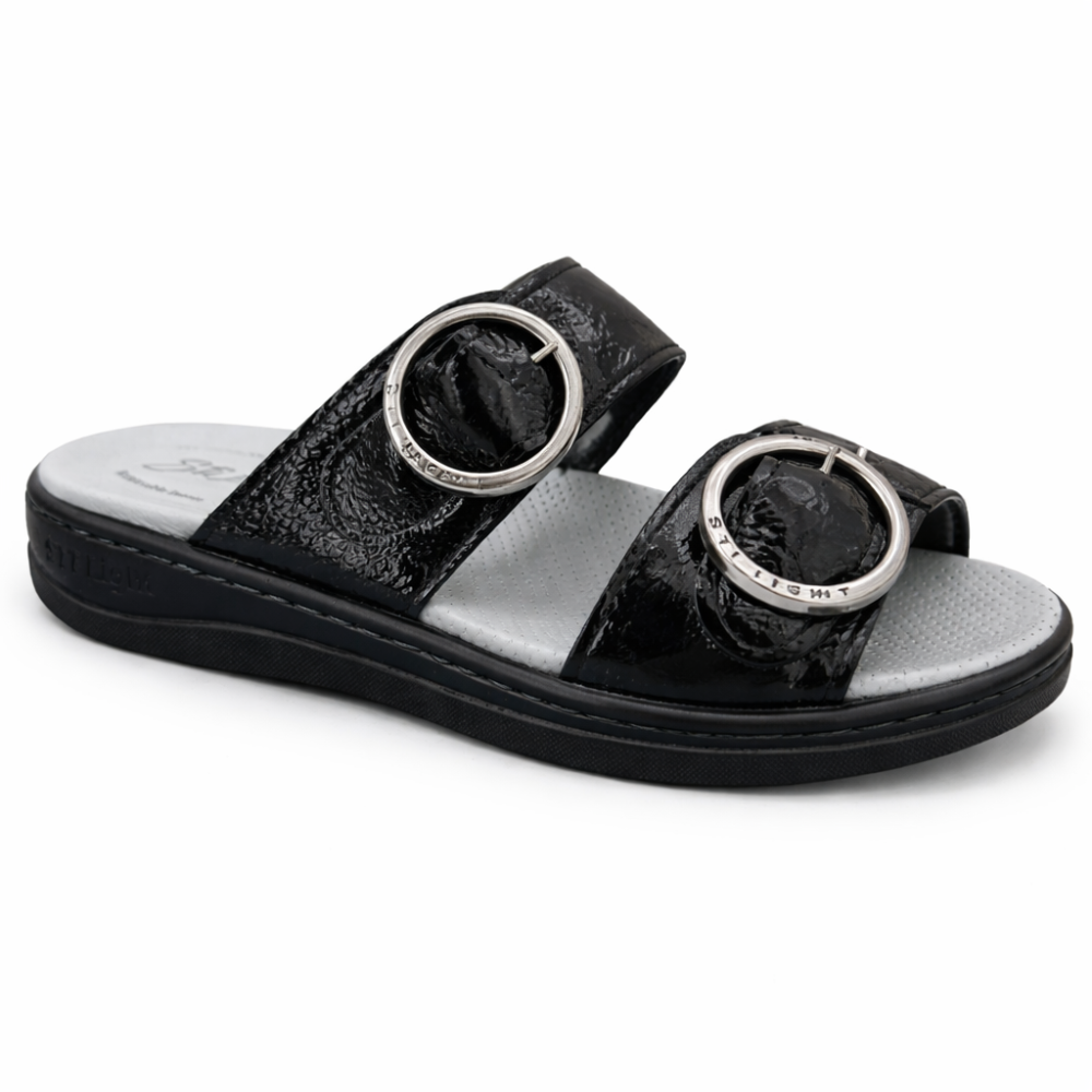 STILIGHT - CLAQUETTES ORTHOPEDIQUES NOIR FEMME