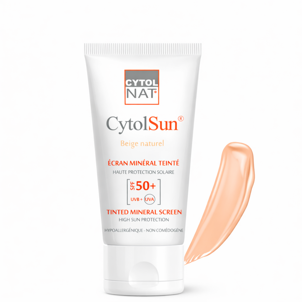 CYTOLNAT CYTOLSUN ECRAN beige naturel SPF50+ 50ML pour Beauté