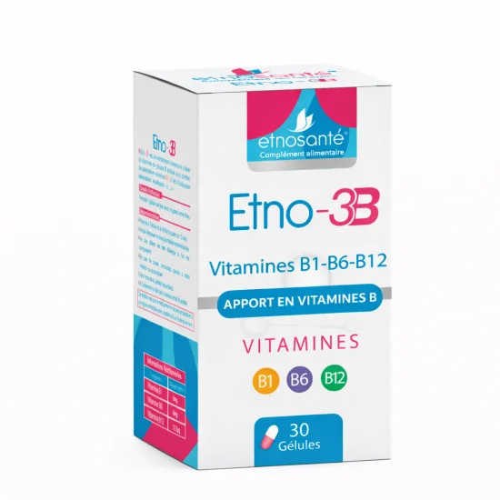 ETNOSANTE - ETNO-3B APPORT EN VITAMINES B 30 GELULES