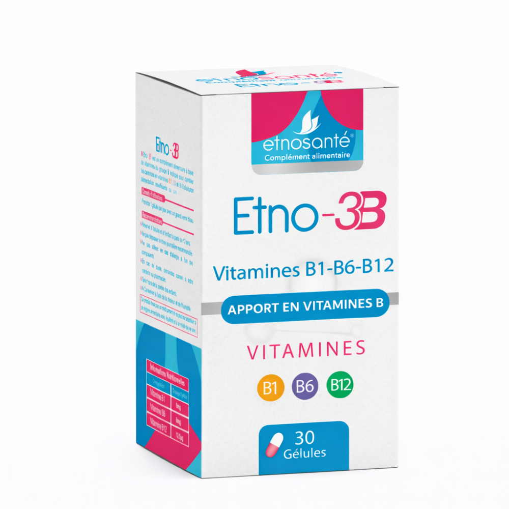 ETNOSANTE - ETNO-3B APPORT EN VITAMINES B 30 GELULES