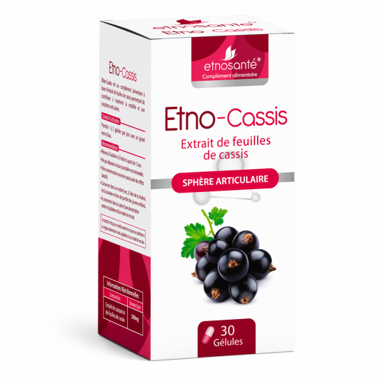 ETNOSANTE - ETNO CASSIS EXTRAIT DE FEUILLES DE CASSIS 30 CAPSULES