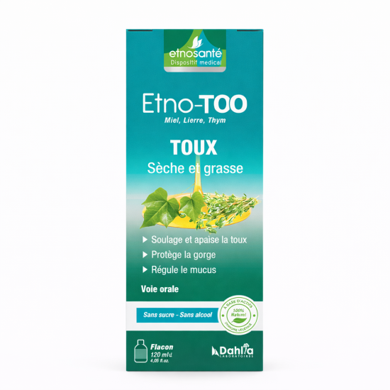 ETNOSANTE - ETNO TOO TOUX SECHES ET GRASSES 120ML