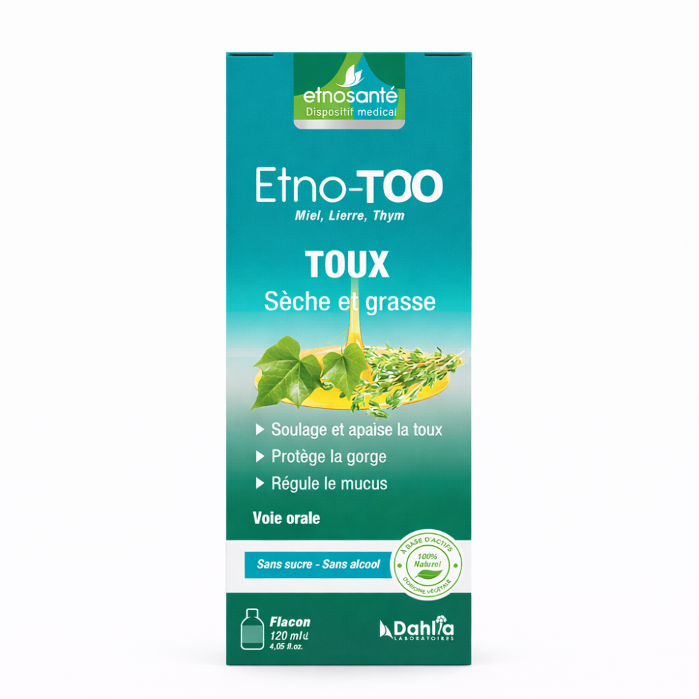 ETNOSANTE - ETNO TOO TOUX SECHES ET GRASSES 120ML