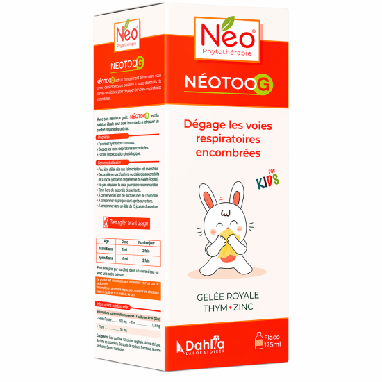DAHLIA - NEOTOOG TOUX GRASSE ENFANT 125ML