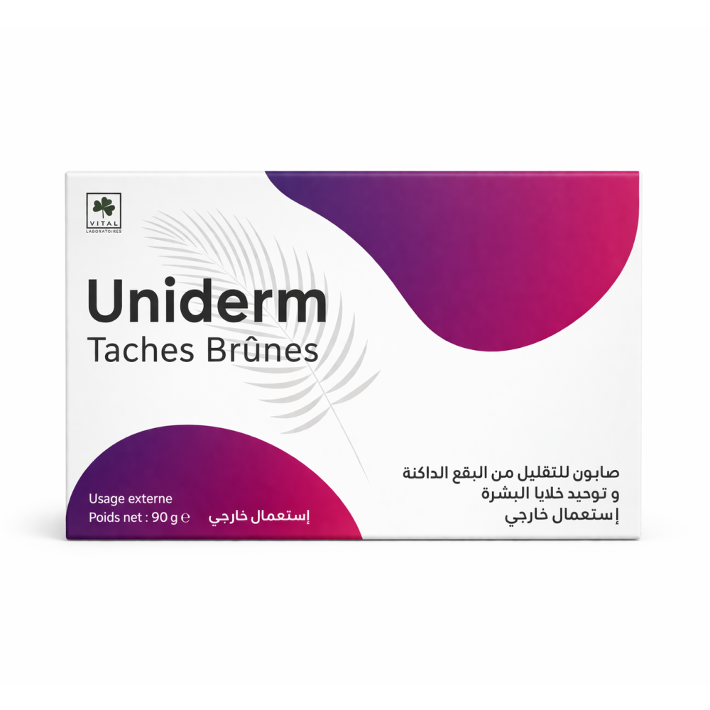 VITAL UNIDERM - SAVON ANTI-TACHES BRUNES 90G