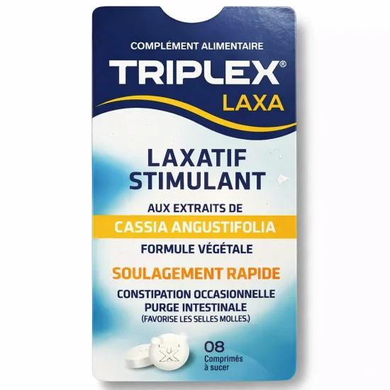TRIPLEX LAXA - LAXATIF STIMULANT 8 COMPRIMES pour Compléments Alime...