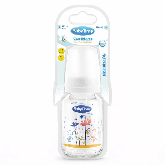 BABYTIME - BIBERON EN VERRE 125ML BT074