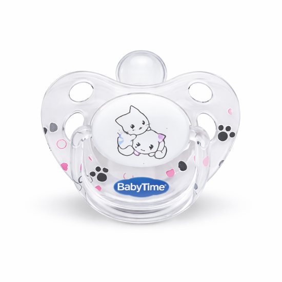 BABYTIME - SUCETTE ORTHODONTIQUE EN SILICONE 0-6MOIS