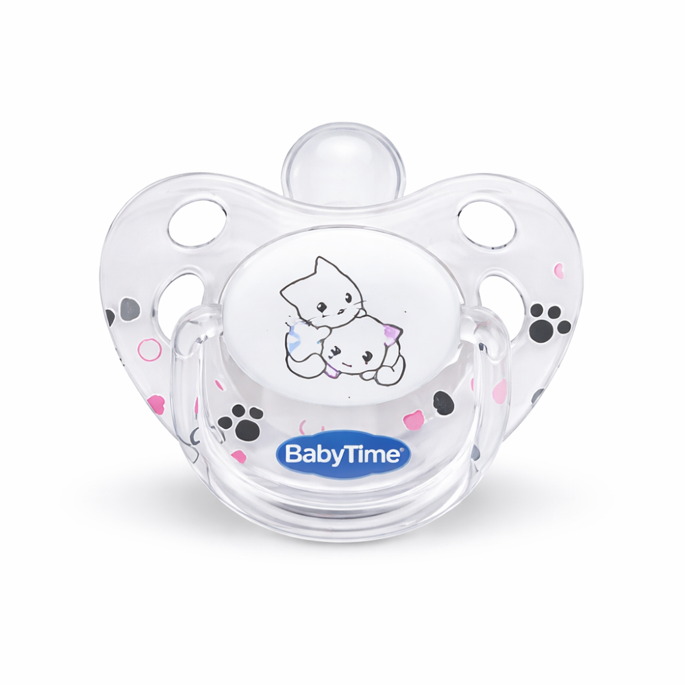 BABYTIME - SUCETTE ORTHODONTIQUE EN SILICONE 0-6MOIS