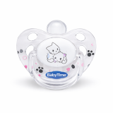 BABYTIME - SUCETTE ORTHODONTIQUE EN SILICONE 0-6MOIS