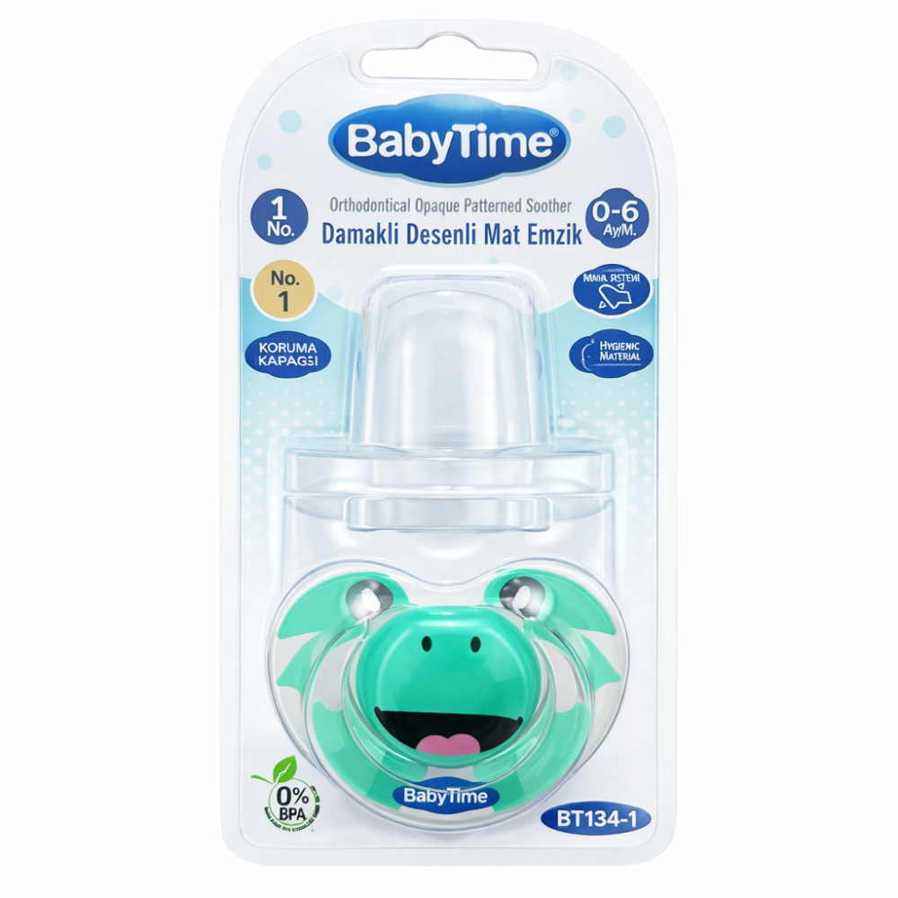 BABYTIME - SUCETTE ORTHODONTIQUE EN SILICONE 0-6MOIS