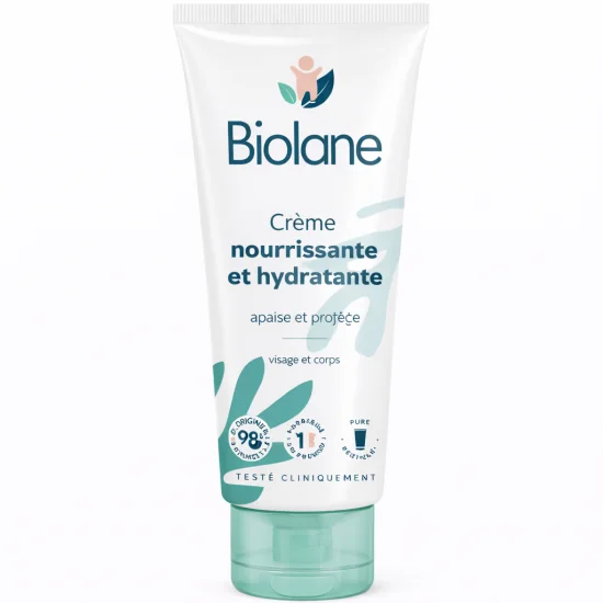 BIOLANE - CRÈME NOURISSANTE HYDRATANTE 100ML pour Maman et bébé