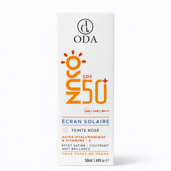 ODA - ECRAN SOLAIRE TEINTE ROSE SPF50+ 50ML